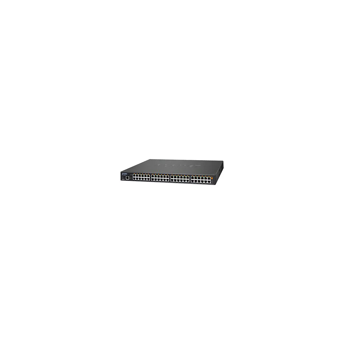 PLANET UPOE-2400G - Hub - managed - 24 x 10/100/1000 (UPOE) + 24 x 10/100/1000 - Desktop, an Rack montierbar - UPOE (800 W)