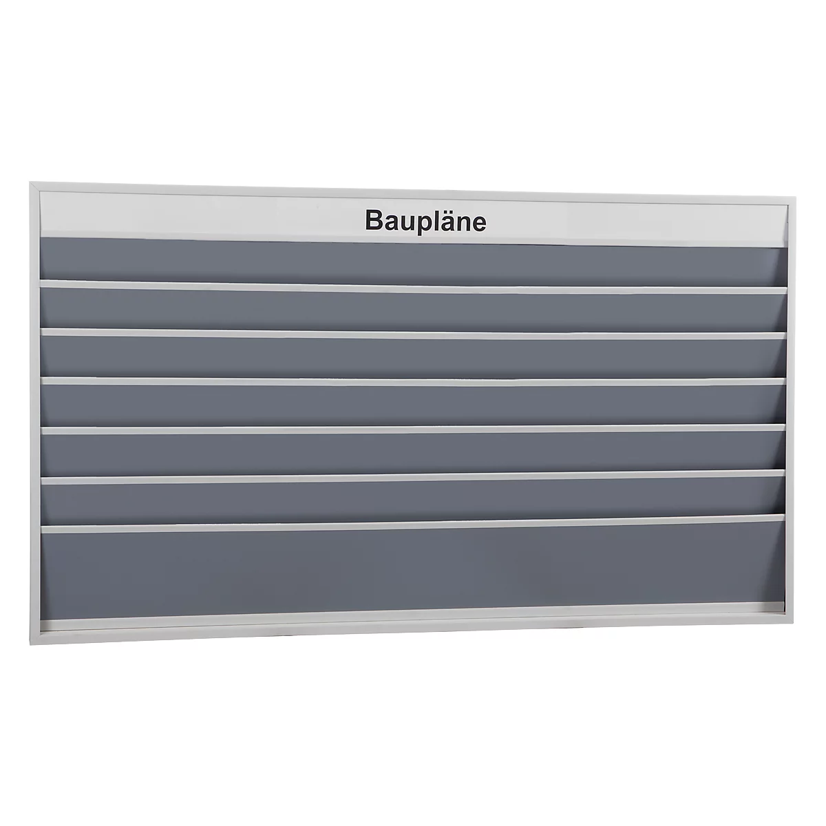 Planning à fiches pour plans de construction, 6 rails