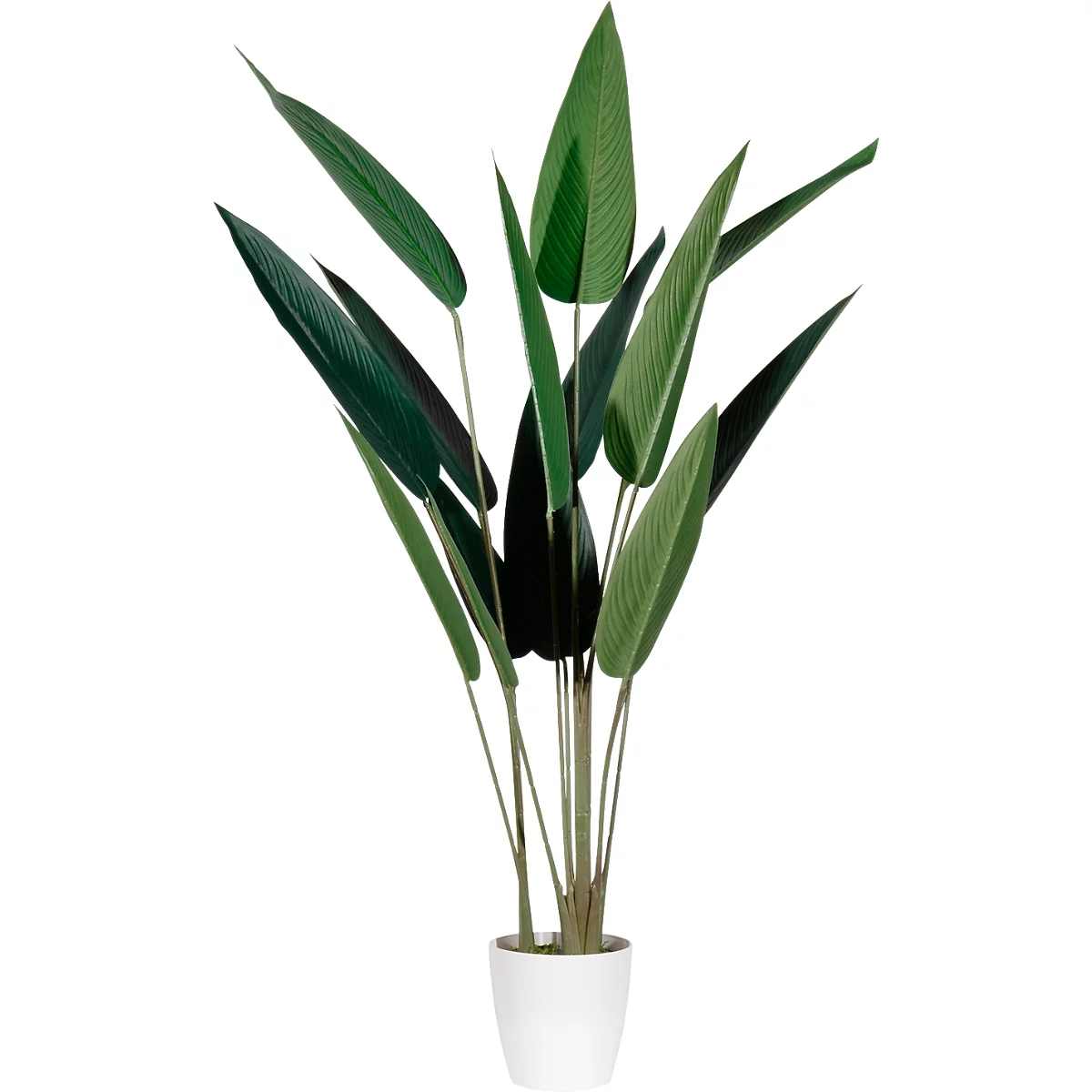 Plante artificielle Fleur Oiseau du paradis - plastique - tissu - PE - H 1400 mm
