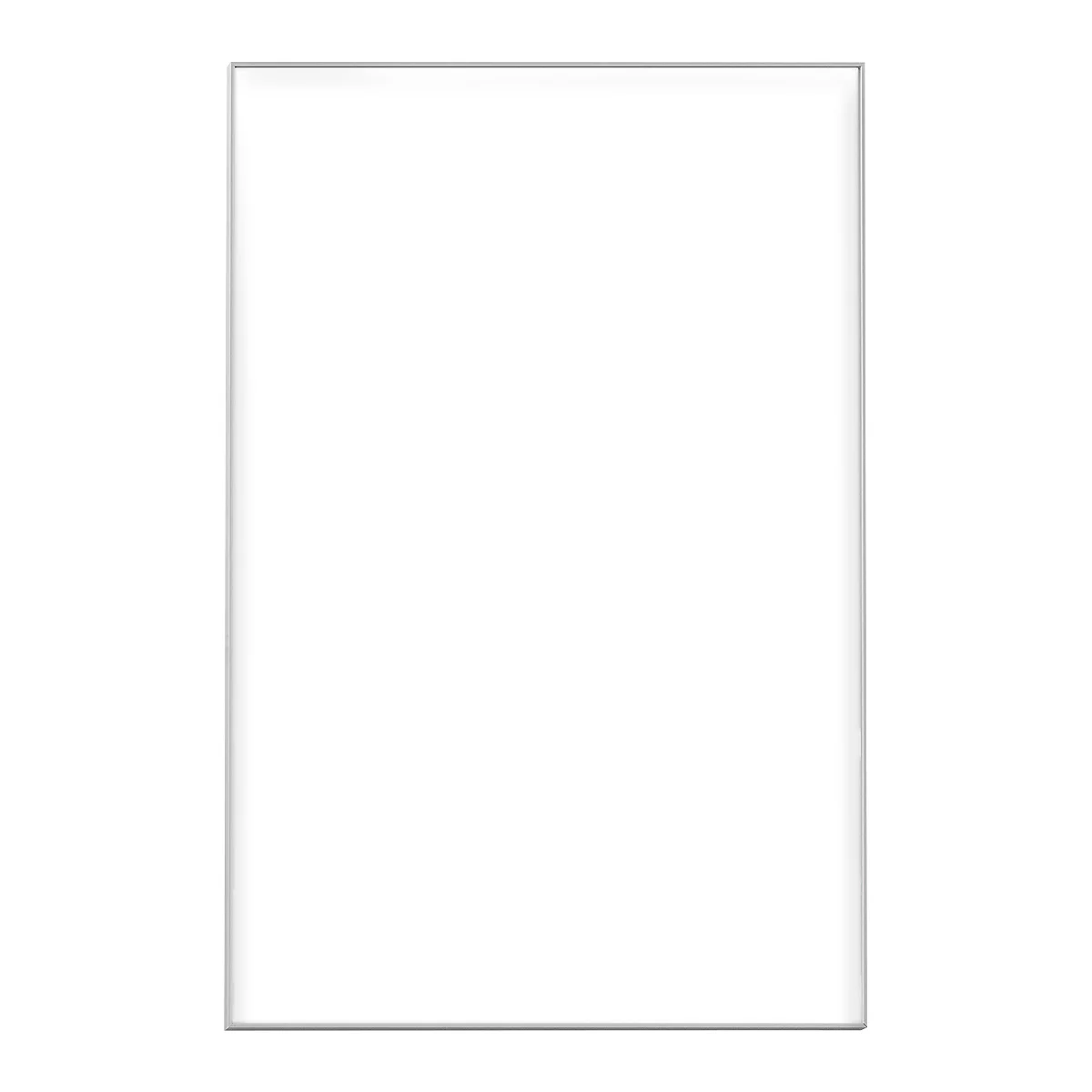 Cadre blanc sur fond blanc.