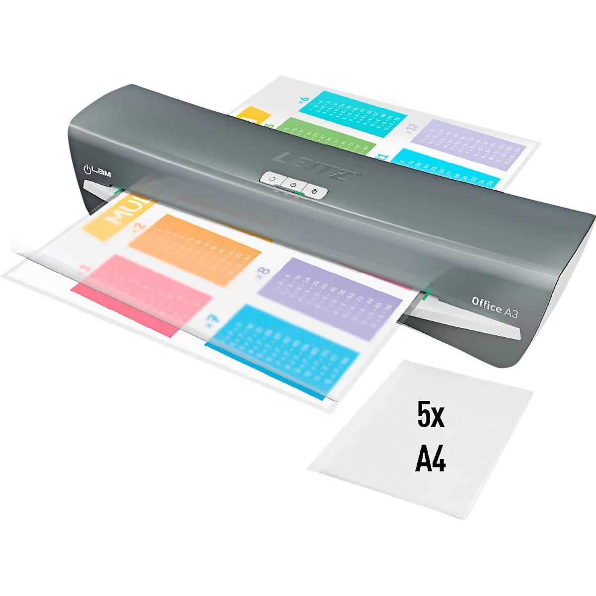Plastifieuse iLam Office A3 Leitz, Plastifieuse A3, temps de préchauffage 1 min.