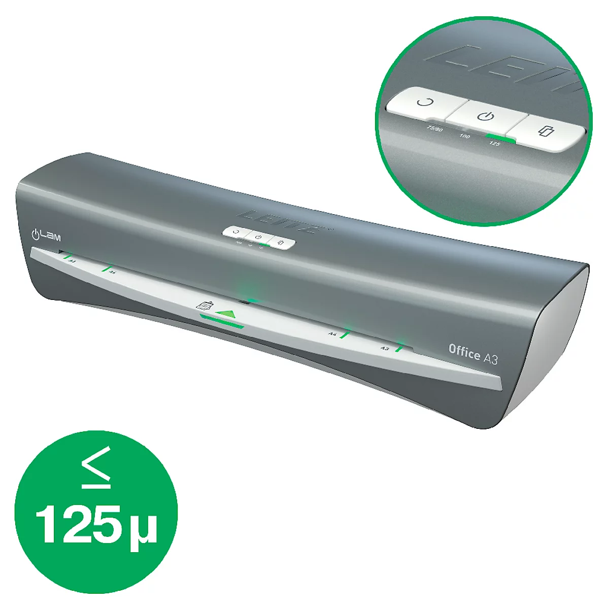 Plastifieuse iLam Office A3 Leitz, Plastifieuse A3, temps de préchauffage 1 min.