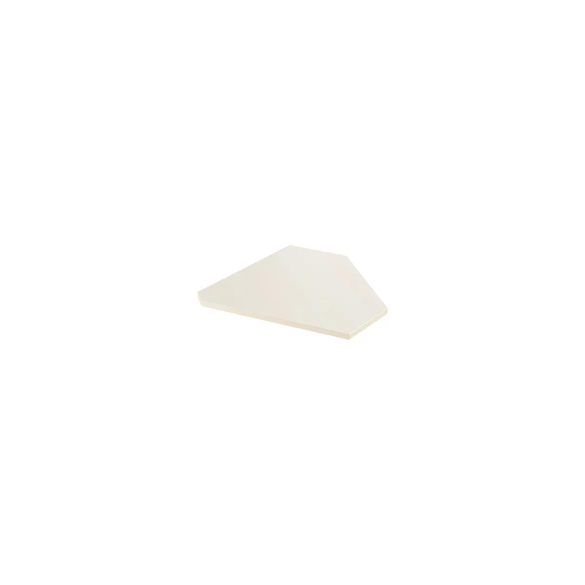 Plateau d'angle, 90°, l. 800 x P 800 mm, érable