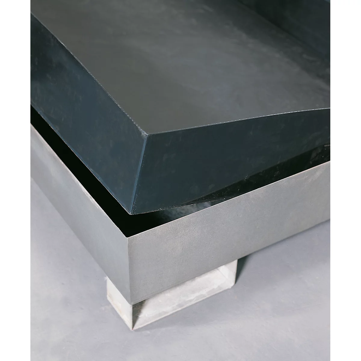 Plateau d'insertion pour la station IBC ASECOS, polyéthylène, L 1230 x P 1630 x H 565 mm