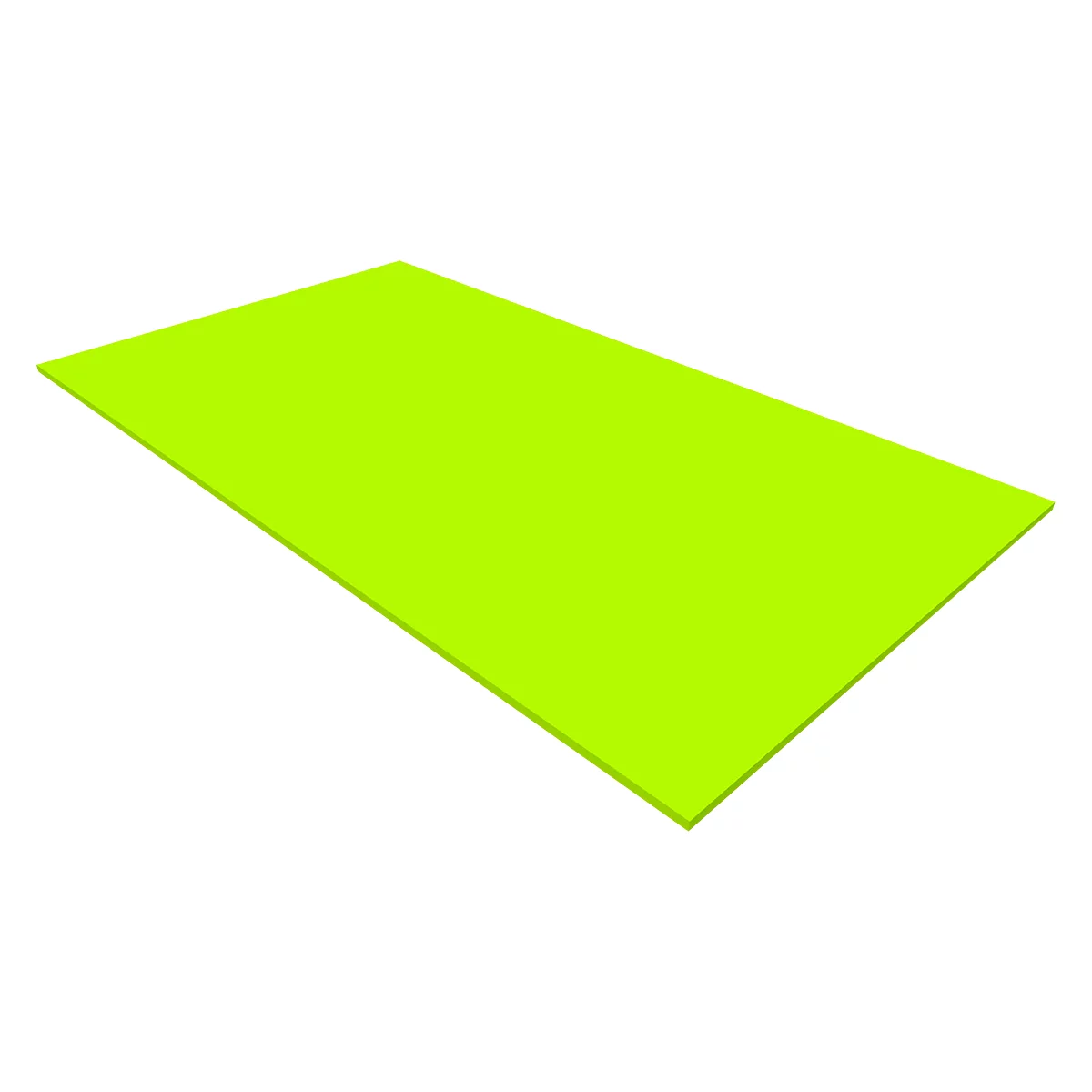 Plateau de finition SOLUS PLAY, pour caisson avec tiroir SOLUS PLAY, l. 800 x P 400 mm, citron vert