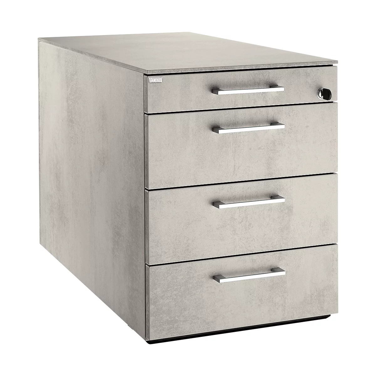 Plateau de finition SOLUS PLAY, pour caissons mobiles et fixes, l. 430 x P 600 mm, gris céramique