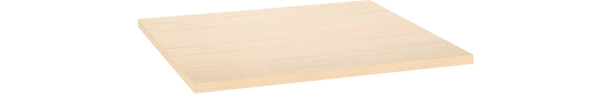 Plateau de table, en bois, 800 x 800 mm, érable