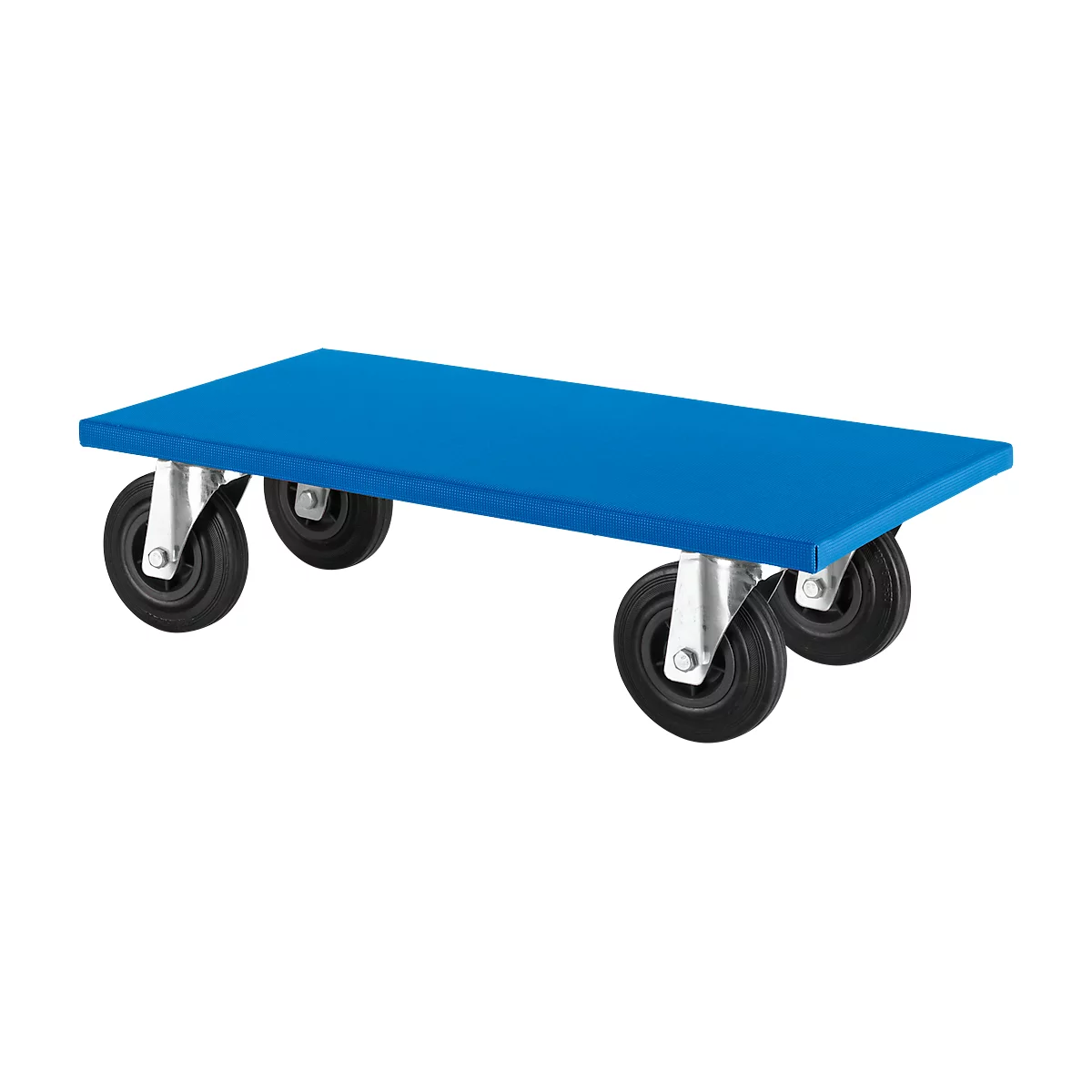 Plateau roulant 125 G4, L 600 x l. 350 mm, Ø roulettes 125 mm, capacité 200 kg