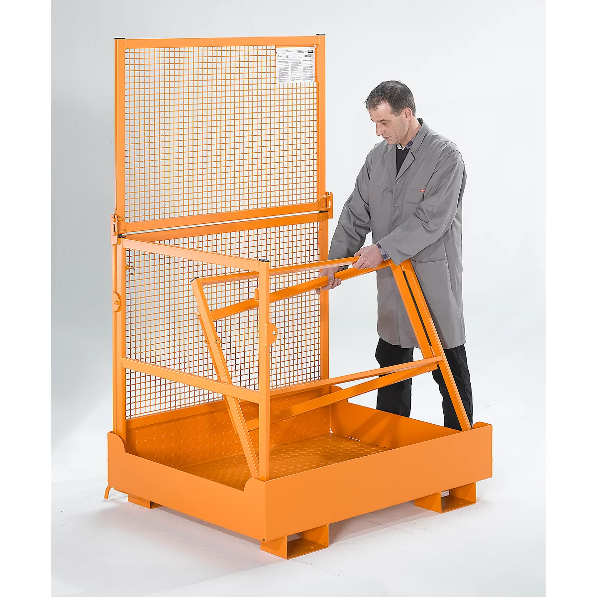 Plateforme élévatrice MB-D/L, orange RAL 2000