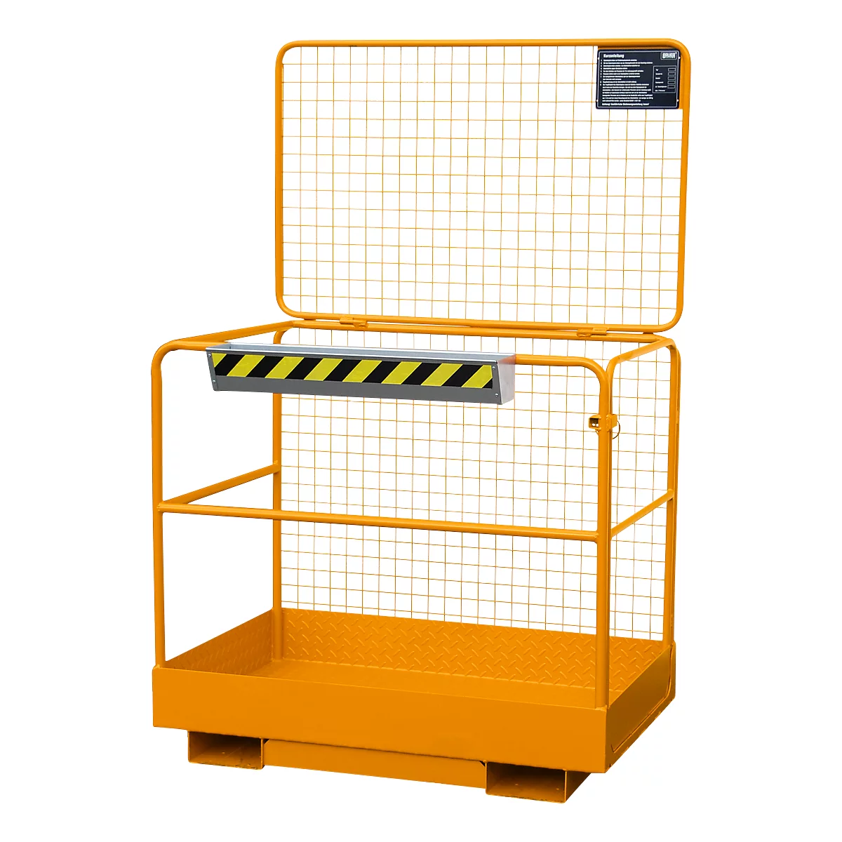 Plateforme élévatrice SIKO Bauer, L 1115 x l. 1200 x H 1890 mm, orange