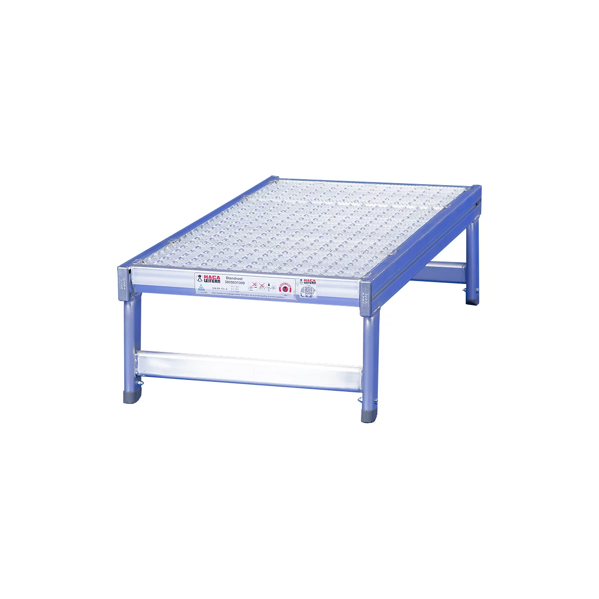 Plateforme en alu, l. 550 x P 1000 x H 300 mm
