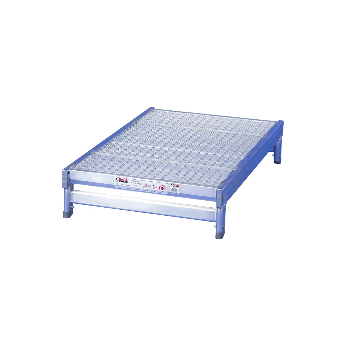 Plateforme en alu, l. 650 x P 1000 x H 200 mm