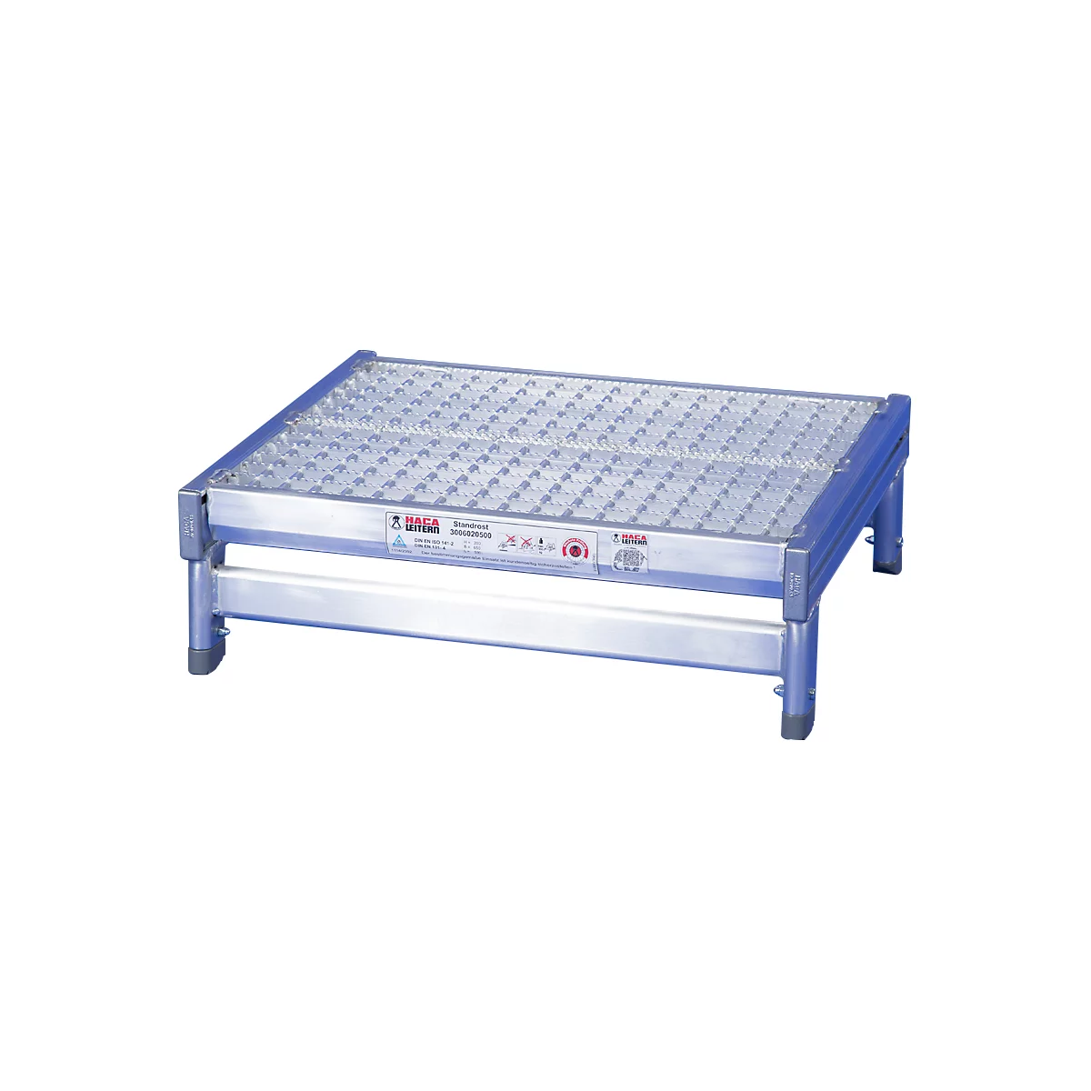 Plateforme en alu, l. 650 x P 500 x H 200 mm