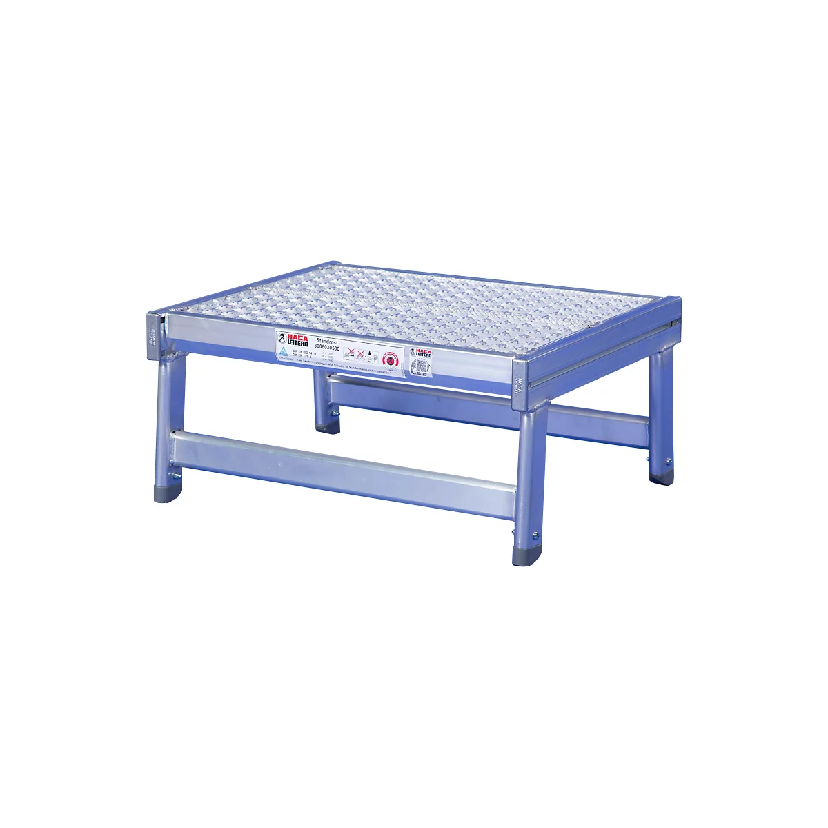 Plateforme en alu, l. 650 x P 500 x H 300 mm