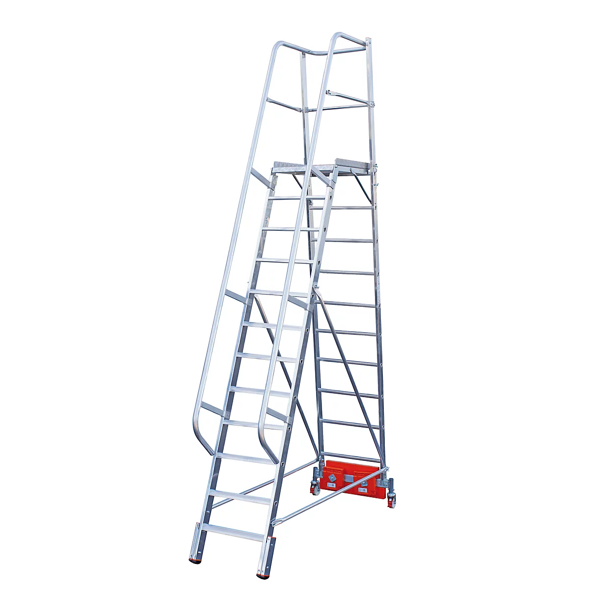 Platformladder, Vario Alu, 12 treden