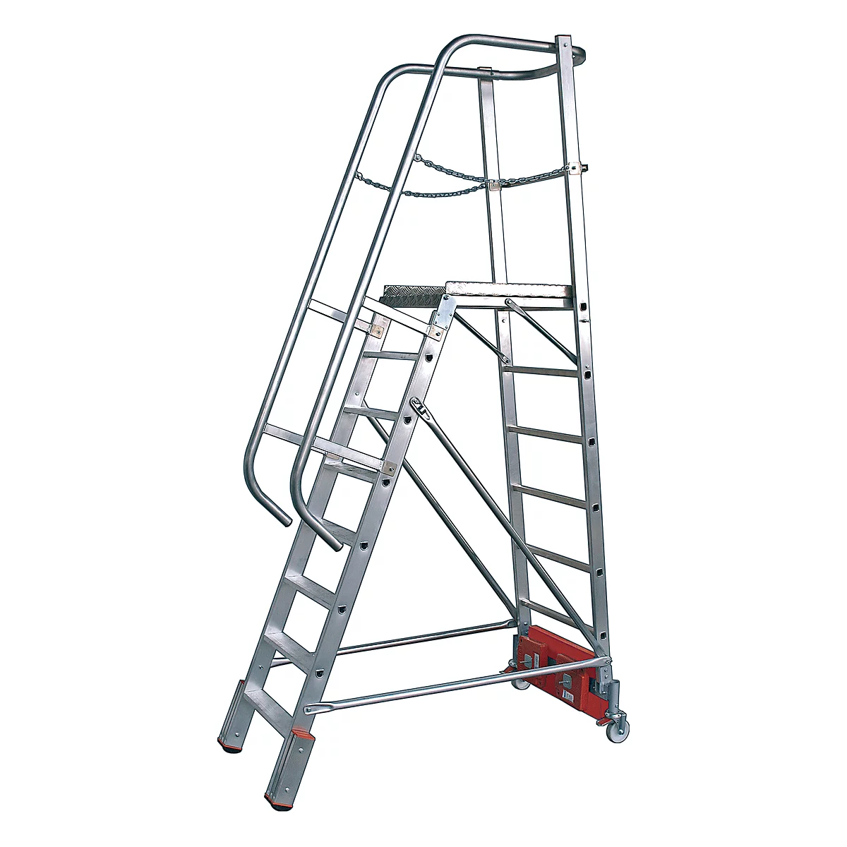 Platformladder, Vario Alu, 8 treden