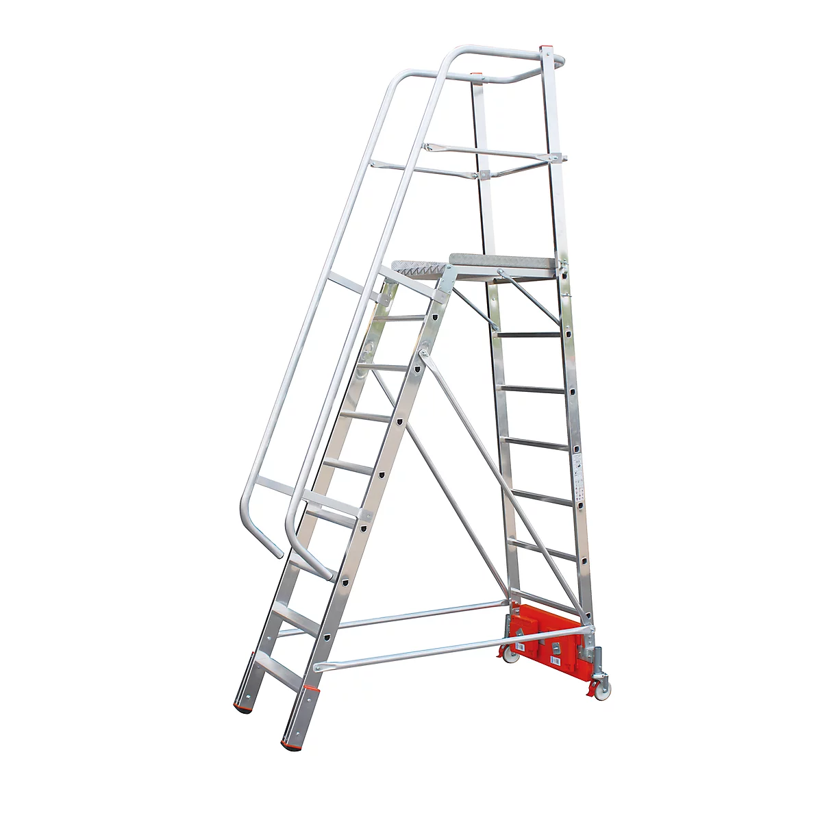 Platformladder, Vario Alu, 9 treden
