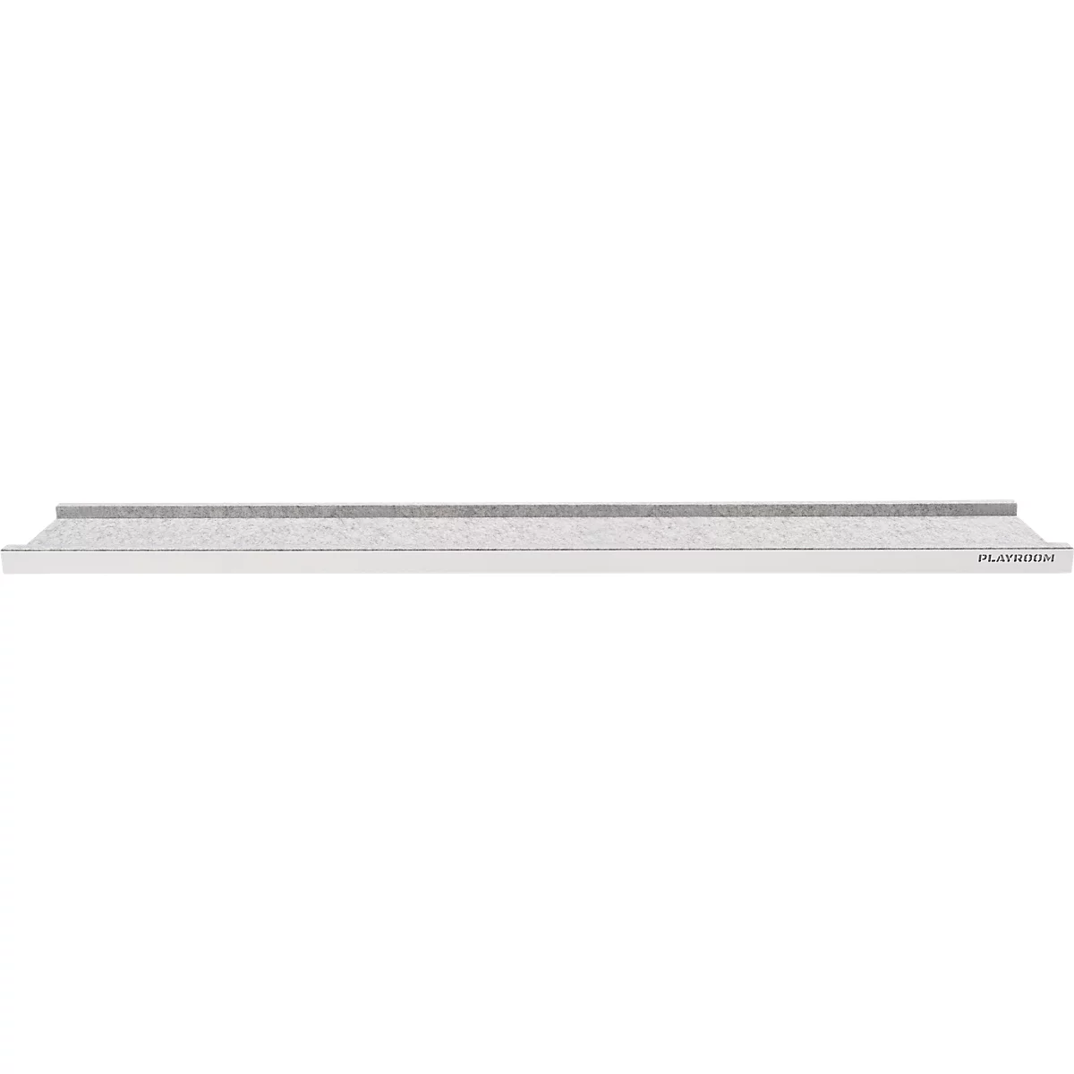 Un meuble blanc et angulaire avec des ombres.