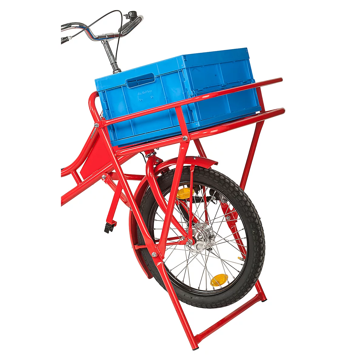 Plooibox voor transportfiets - kunststof - plaatsbesparend opvouwbaar