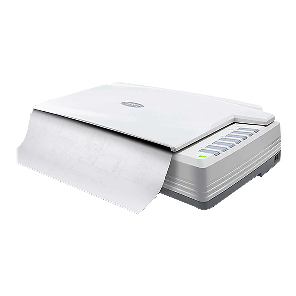 Plustek OpticBook A320E - Flachbettscanner - CCD - A3 - 800 dpi - bis zu 2500 Scanvorgänge/Tag