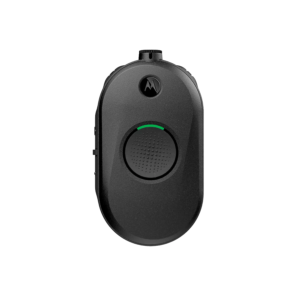 PMR-Funkgerät Motorola PORT CLP446e, lizenzfrei, 2-Wege-Kommunikation, 16 Kanäle, bis 20 h, LED-Ring, IP54, mit Headset, ohne Ladegerät, schwarz