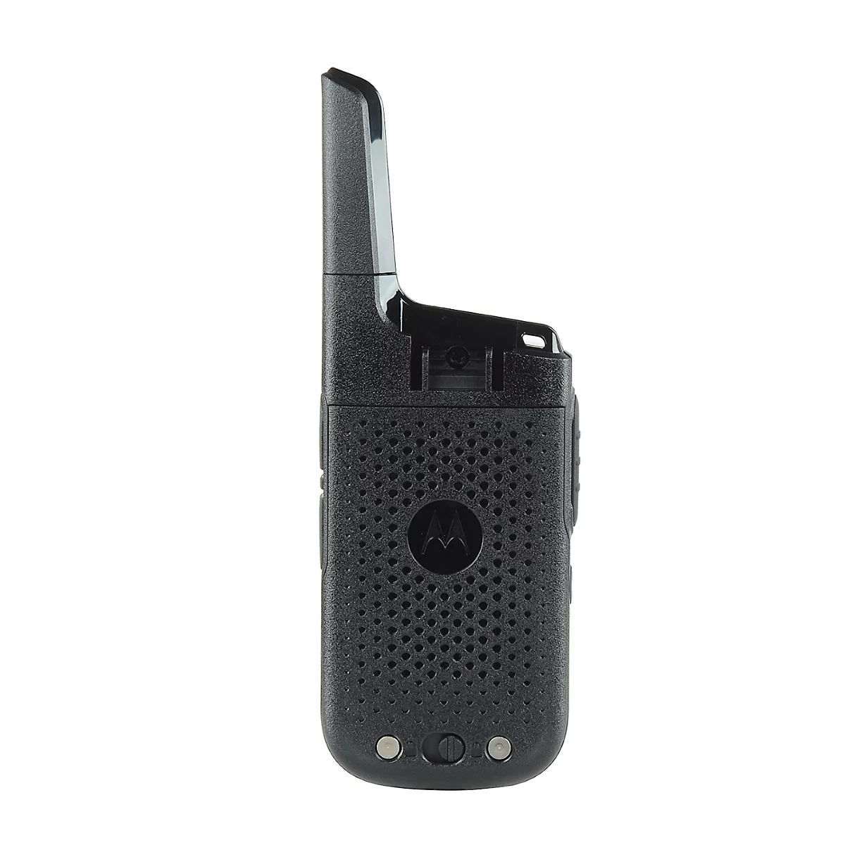 PMR-Funkgeräteset Motorola XT185, 2-teilig, lizenzfrei, 2-Wege-Kommunikation, 16 Kanäle, bis 8 km, bis 24 h, IP54, inkl. Zubehör, schwarz-gelb