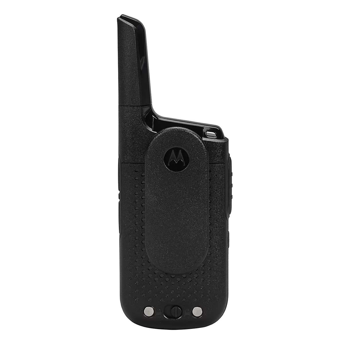 PMR-radioset Motorola XT185, 2-delig, vergunningsvrij, 2-weg communicatie, 16 kanalen, tot 8 km, tot 24 u, IP54, incl. accessoires, zwart-geel
