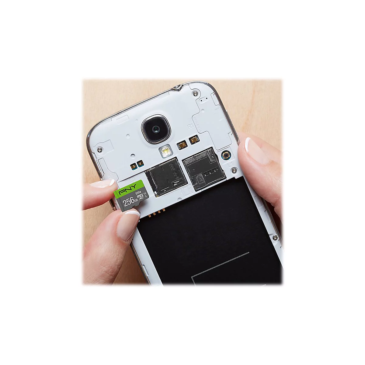 PNY Elite - Flash-Speicherkarte - 256 GB - A1 / Video Class V10 / UHS Class 1 / Class10 - microSDXC UHS-I