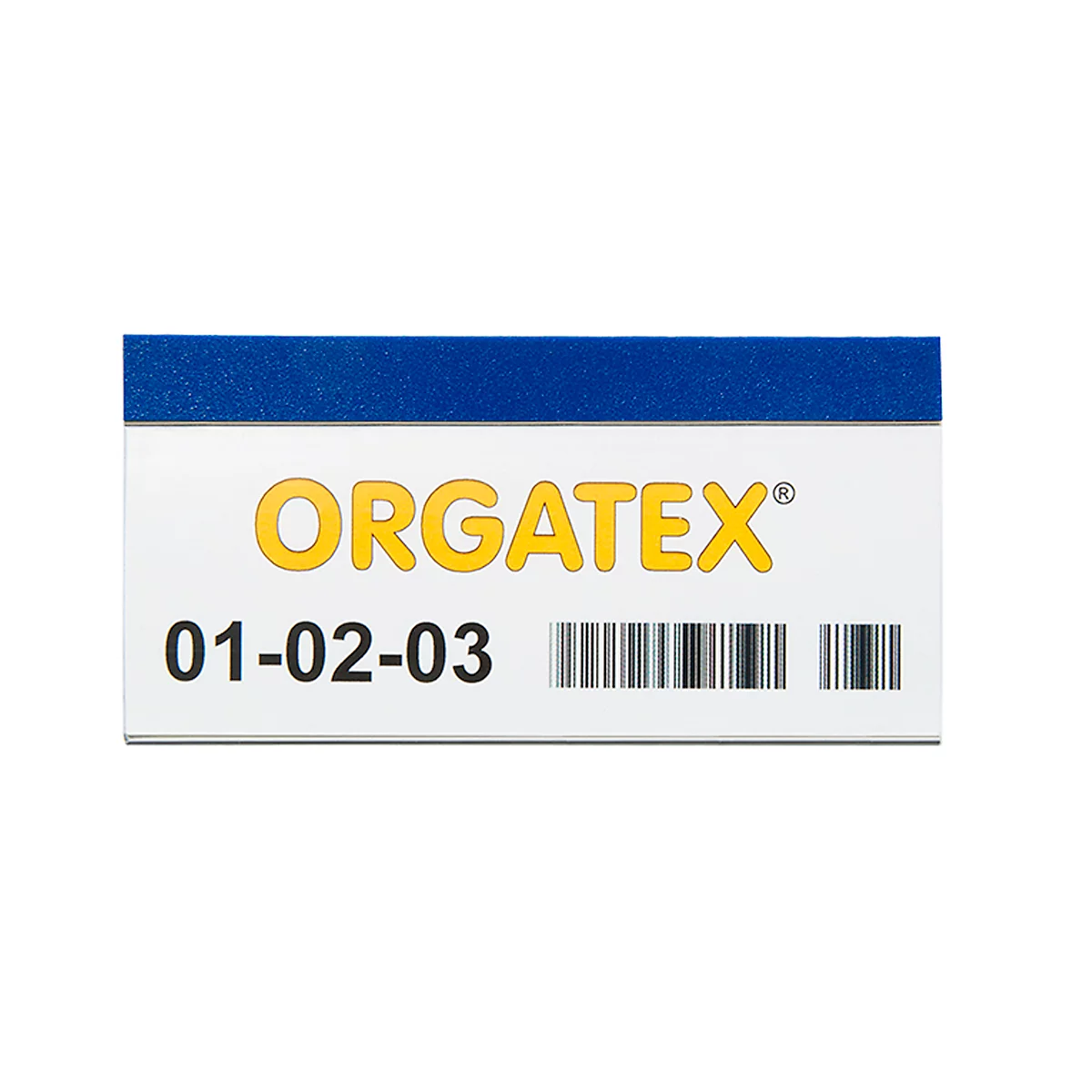 Poche magnétique pour notes Color ORGATEX, 35 x 100 mm, bleu, 100 p.