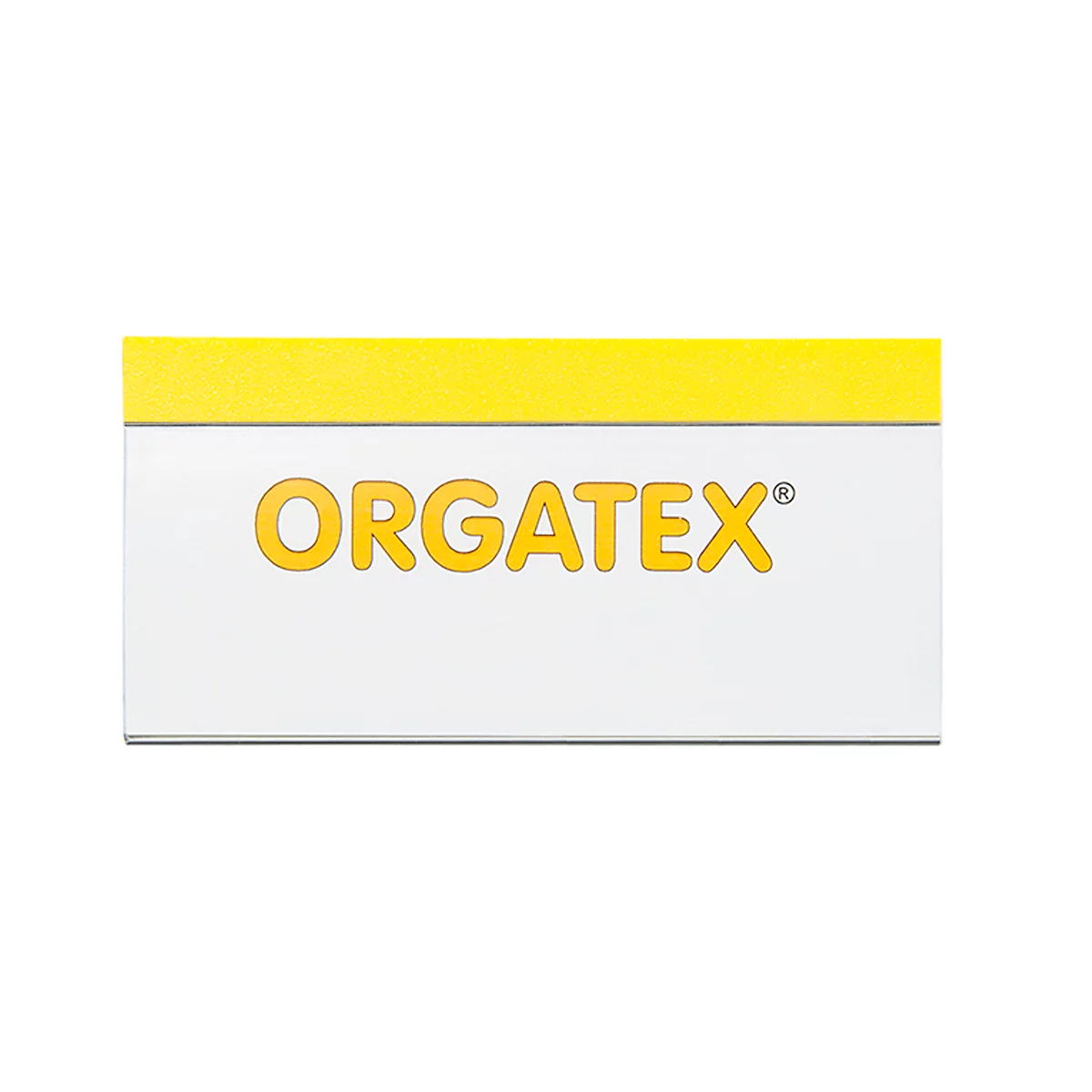 Poche magnétique pour notes Color ORGATEX, 35 x 100 mm, jaune, 100 p.