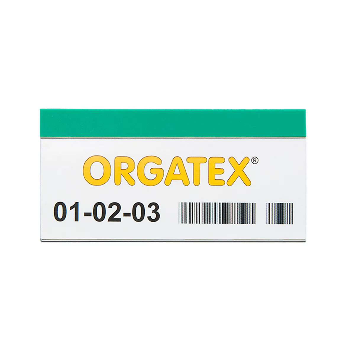 Poche magnétique pour notes Color ORGATEX, 35 x 100 mm, vert, 100 p.