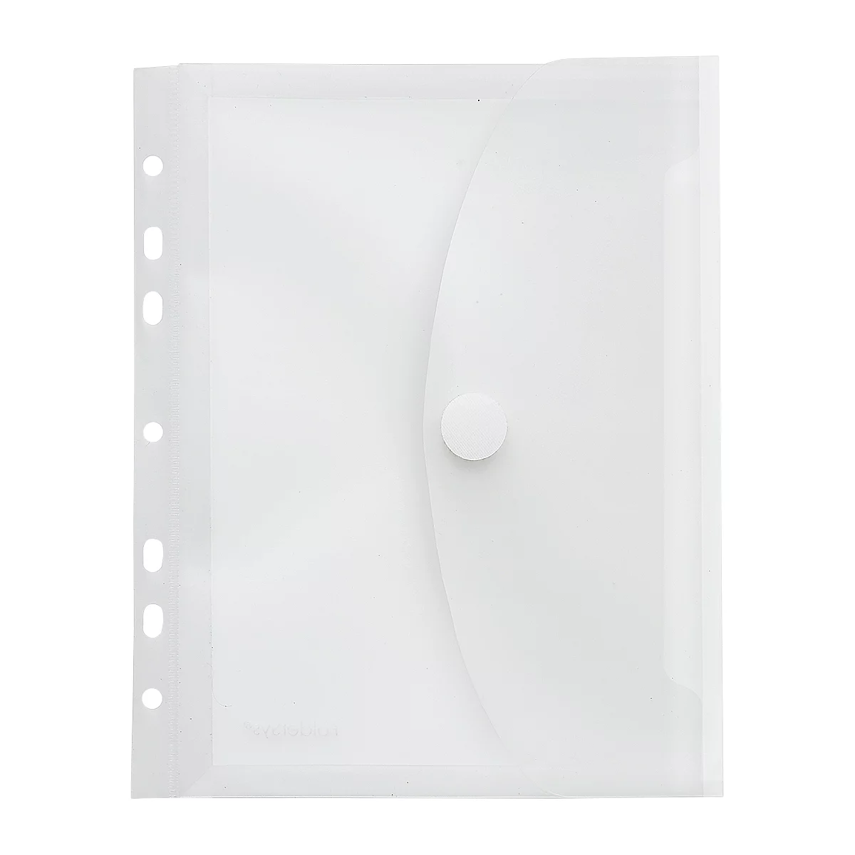 Poche pour documents FolderSys, format A5, fermeture velcro, outil de classement et soufflet,