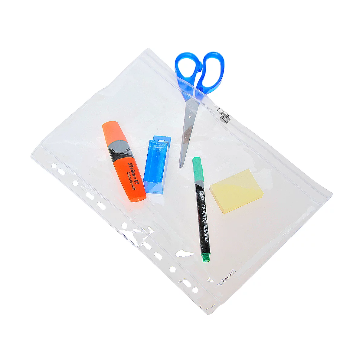 Pochette pour accessoires FolderSys, format A4, ouverture latérale, 10 p.
