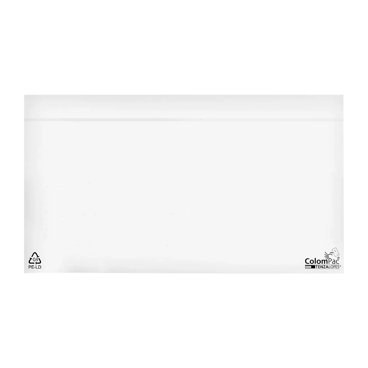 Pochette pour documents/bons de livraison SecurePack, DIN long, sans impression, autocollante, résistante à l'eau, PCR &amp; FSC® papier kraft, transparente, 250 pièces