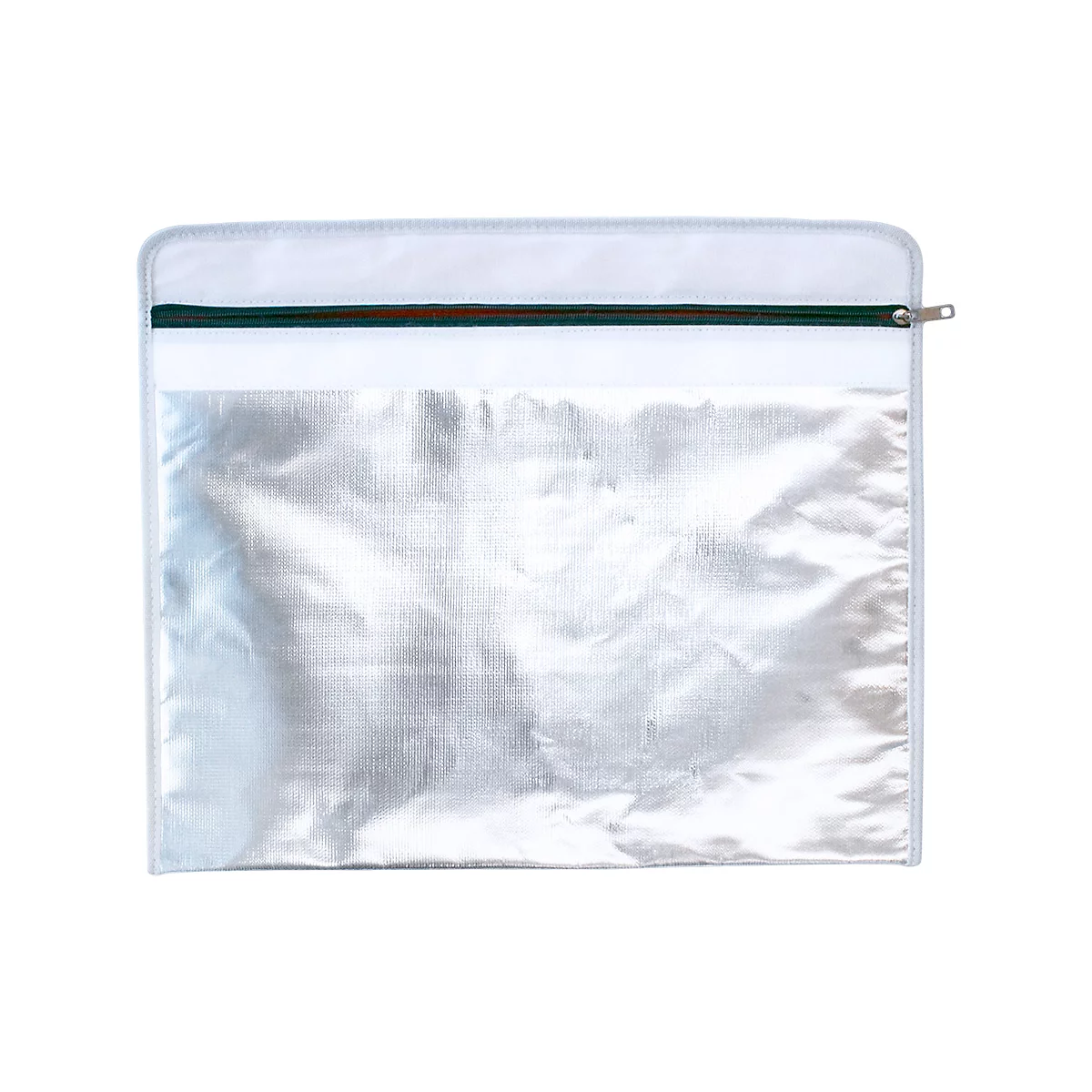 Pochette pour documents Fire Proof Bag Rottner, A3, résistant au feu et aux projections d’eau, fermeture éclair et avec velcro, plastique/alu