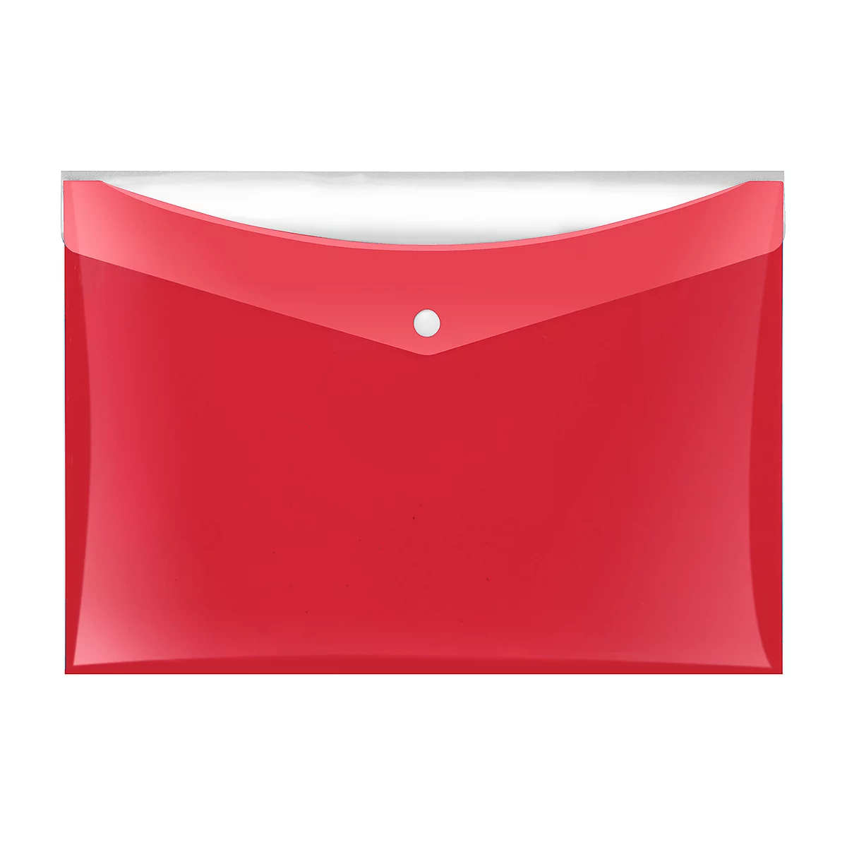Pochette pour documents VELOCOLOR® Veloflex, format A4, plastique, pour ± 100 feuilles, 6 p., rouge