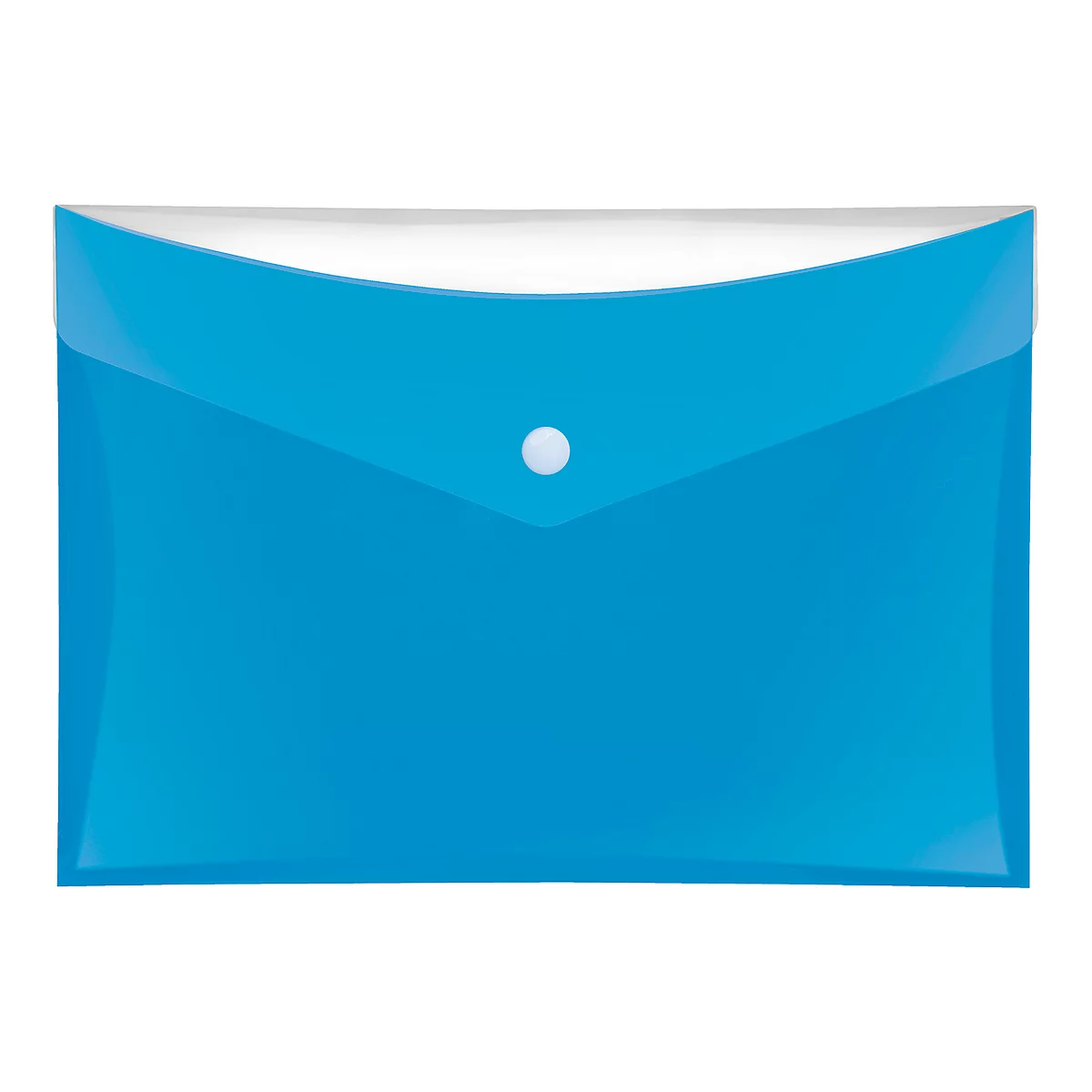 Pochette pour documents VELOCOLOR® Veloflex, format A5, plastique, pour ± 100 feuilles, 6 p., bleu