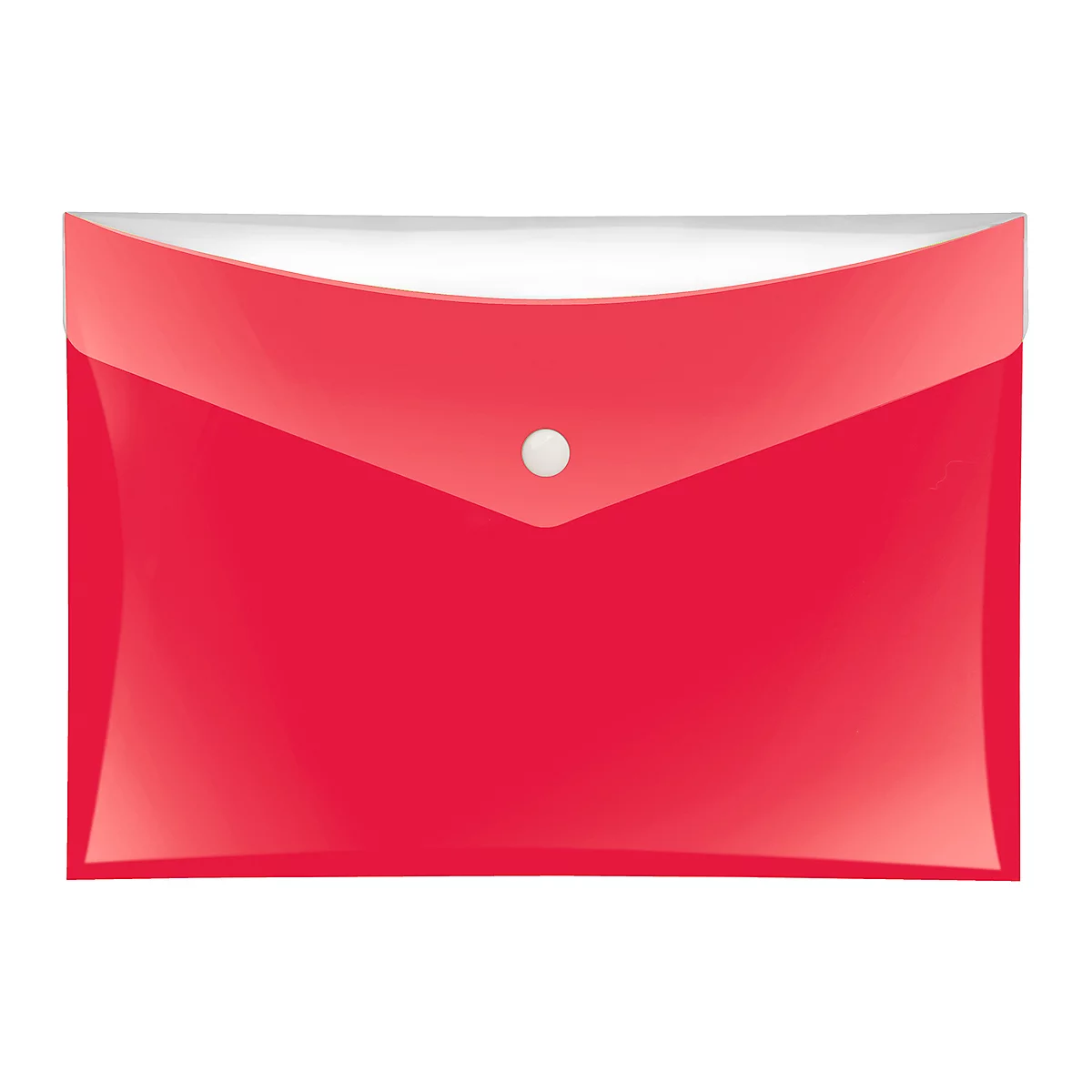 Pochette pour documents VELOCOLOR® Veloflex, format A5, plastique, pour ± 100 feuilles, 6 p., rouge