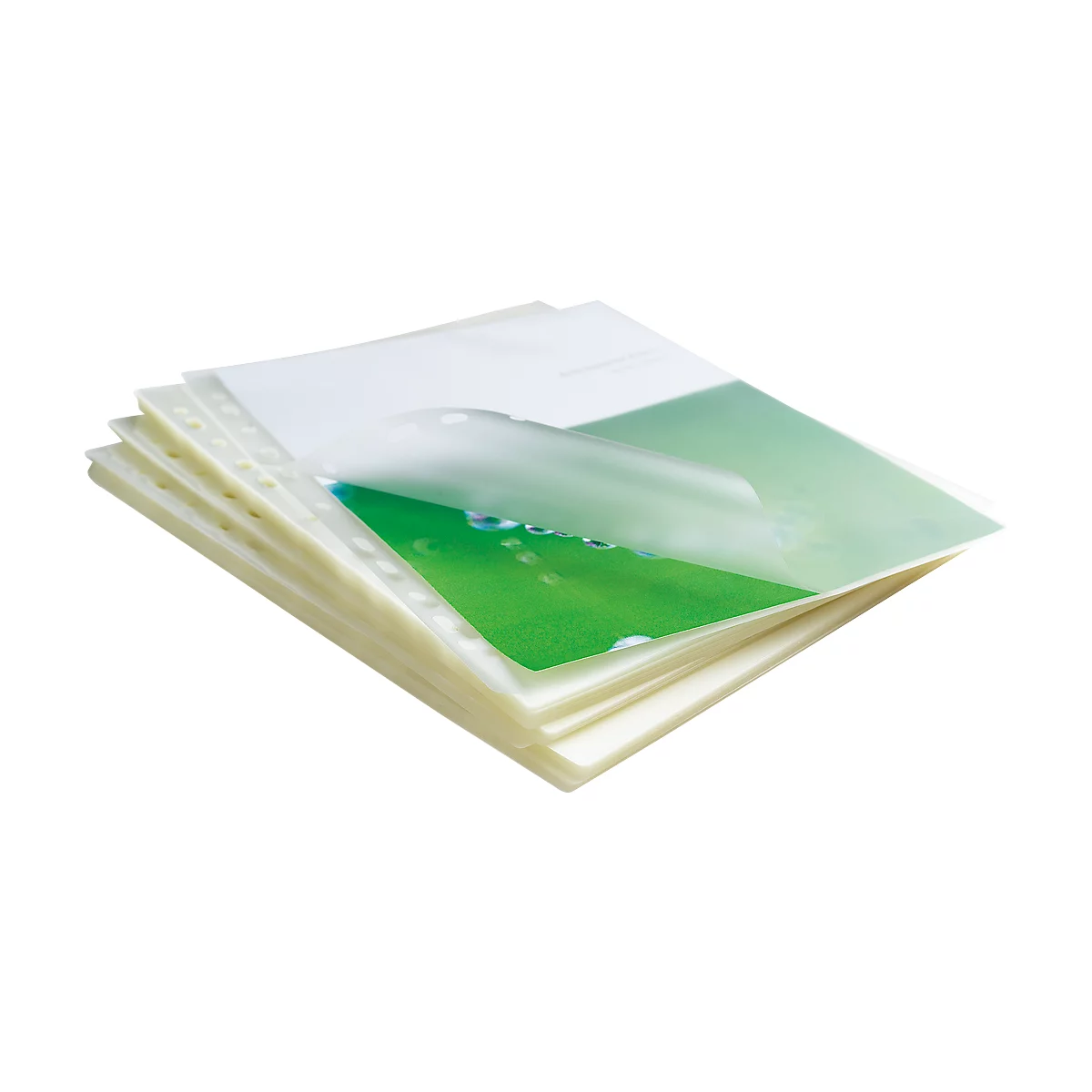 Pochettes à plastifier Fellowes, pré perforé, format A4, 80 microns, 100 p.