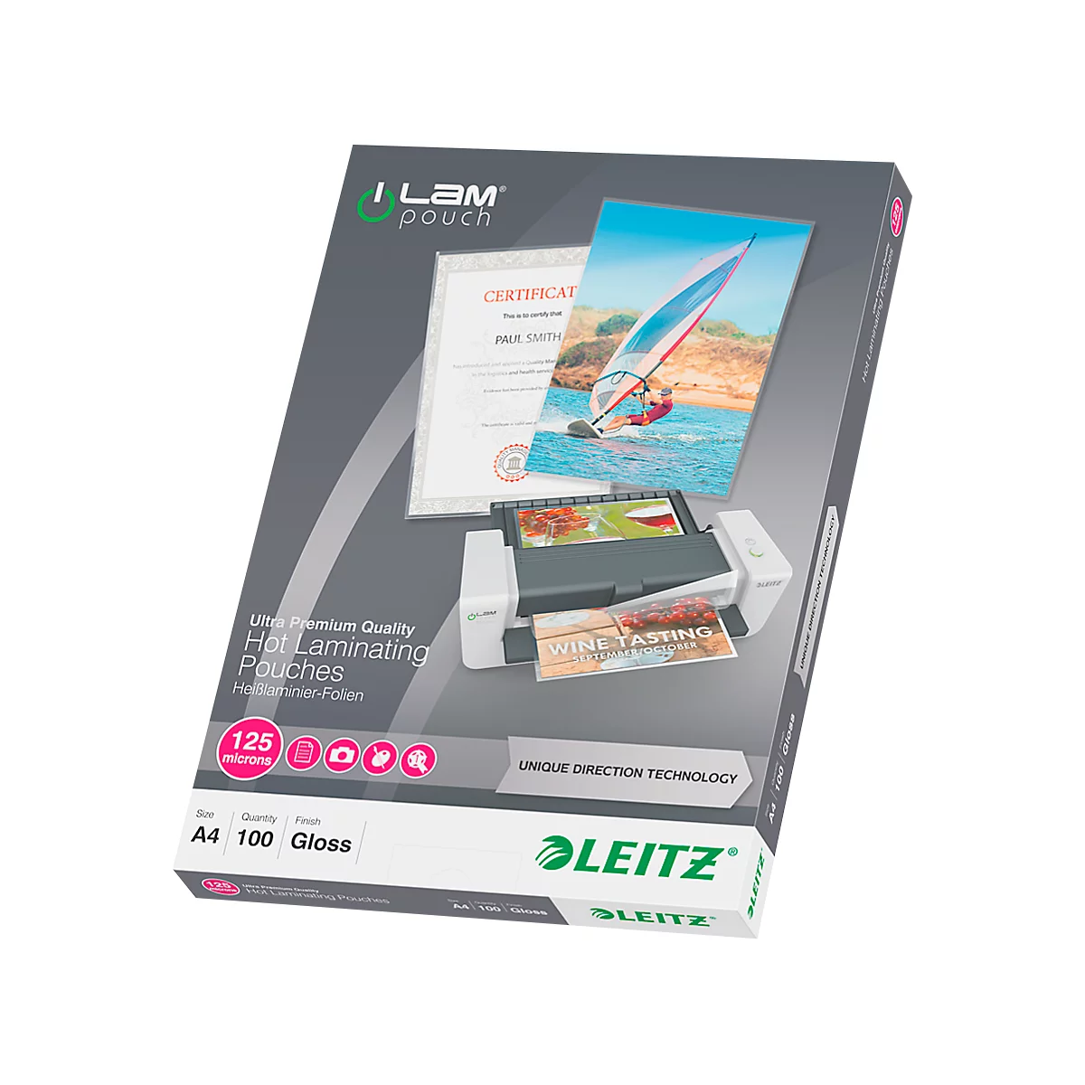 Leitz iLAM Home machine à plastifier pour ft A4