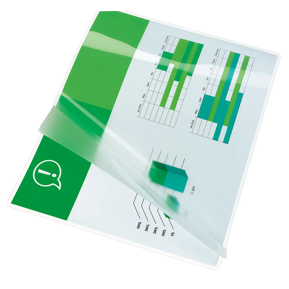 Pochettes à plastifier UVSafePouch GBC®, format A3, 125 mic., 100 p.