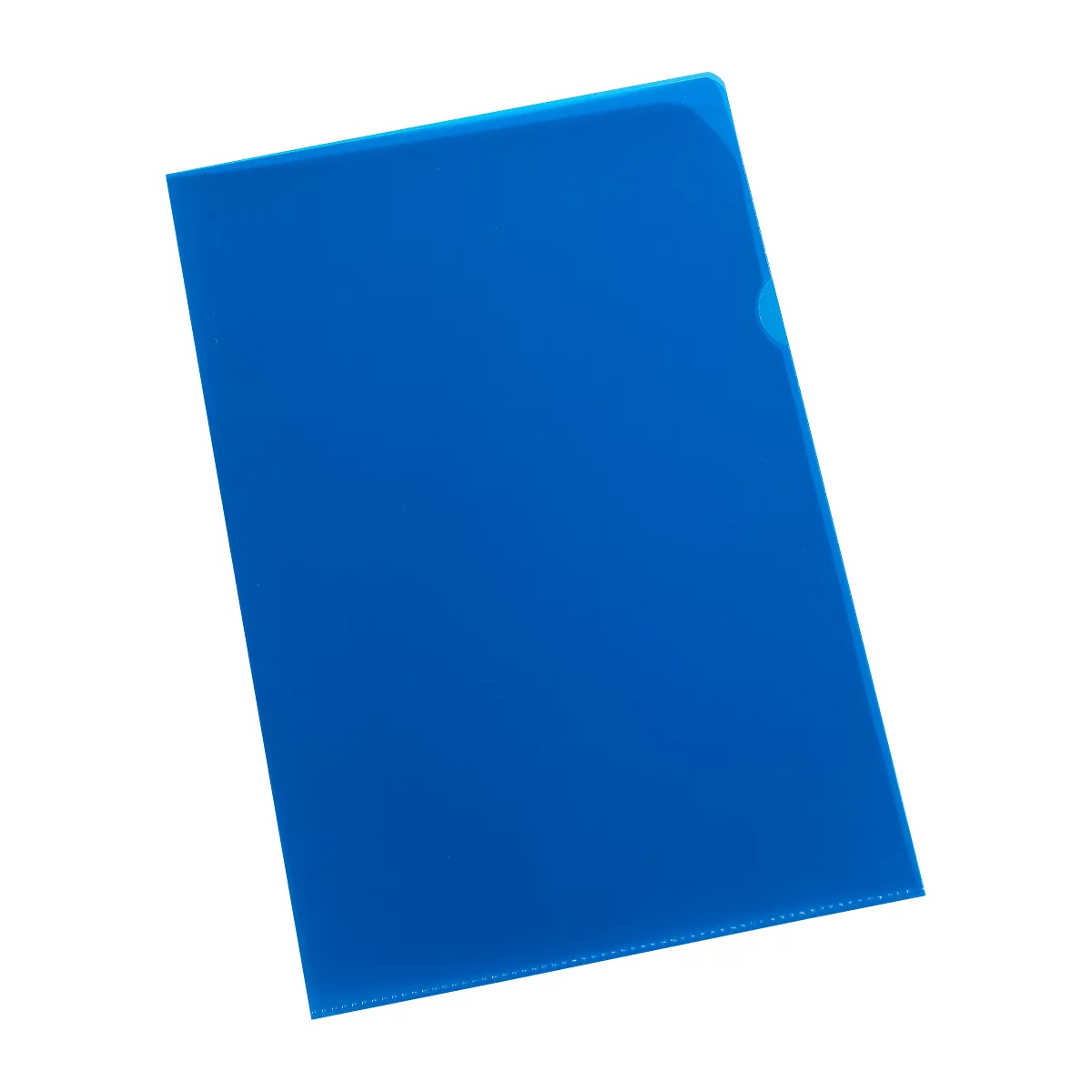 Pochettes coin - A4 - lisse - 120 microns - bleu - 25 p. - notre marque Schäfer Shop Select