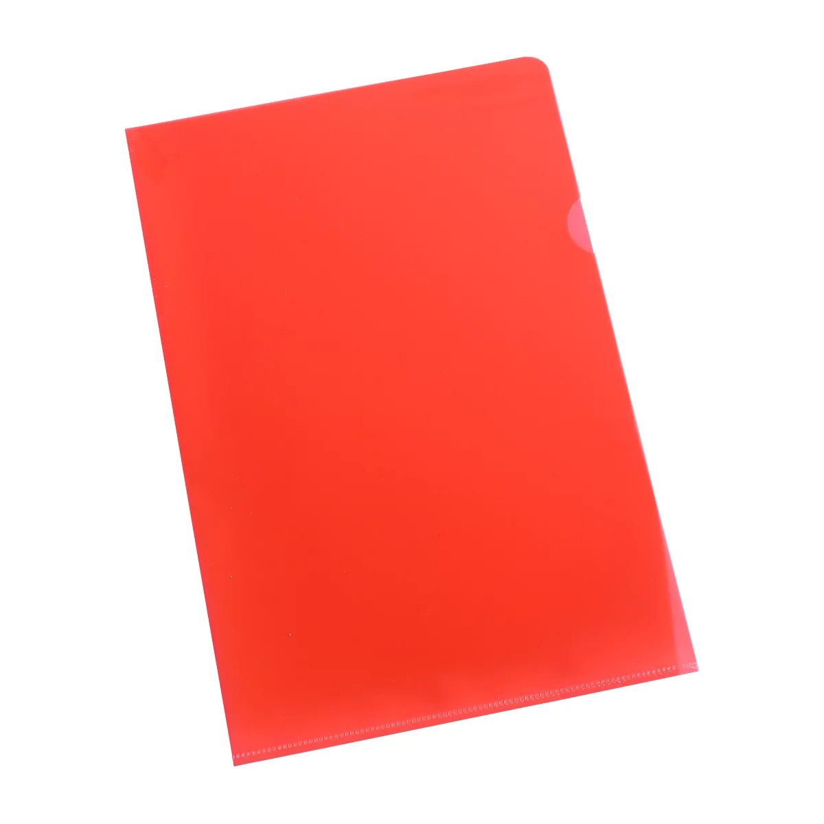 Pochettes coin - A4 - lisse - 120 microns - rouge - 25 p. - notre marque Schäfer Shop Select