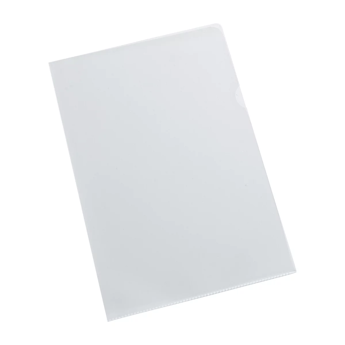 Pochettes coin - A4 - lisse - 120 microns - transparent - 25 p. - notre marque Schäfer Shop Select