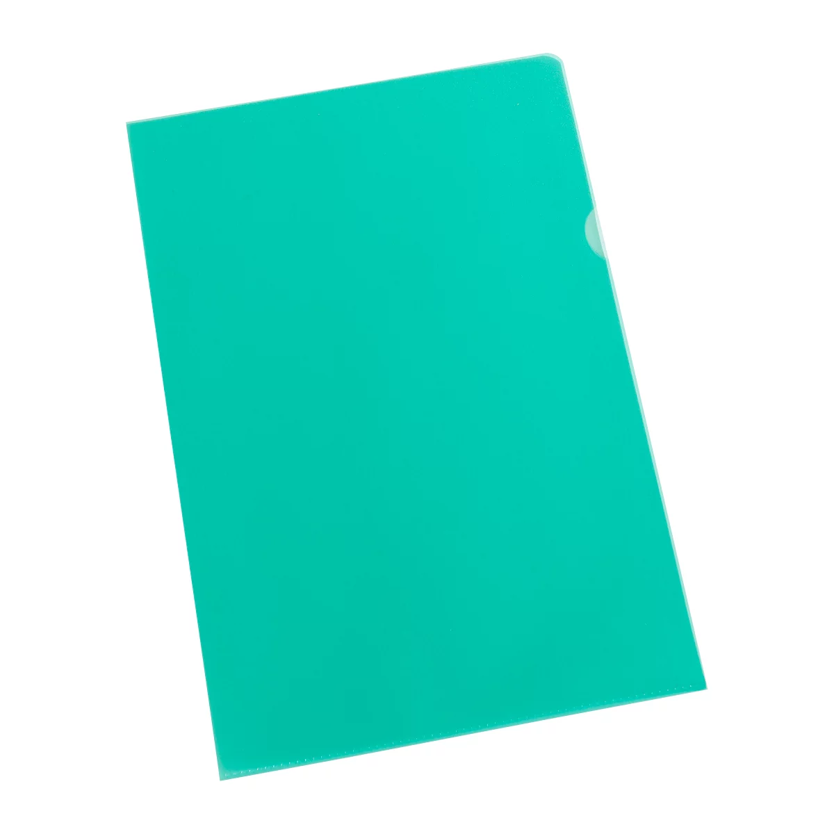 Pochettes coin - A4 - nervuré - 120 microns - vert - 25 p. - notre marque Schäfer Shop Select