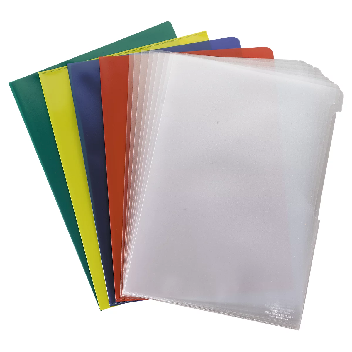 Pochettes coin, format A4, coloris assortis