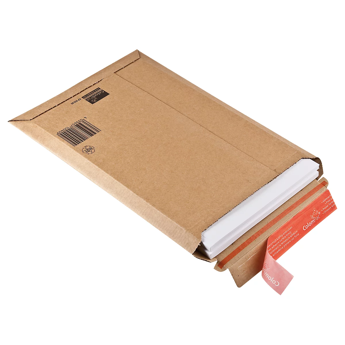 Pochettes d'expédition ColomPac en carton rigide, 235 x 340 mm (A4), brun, 20 pièces