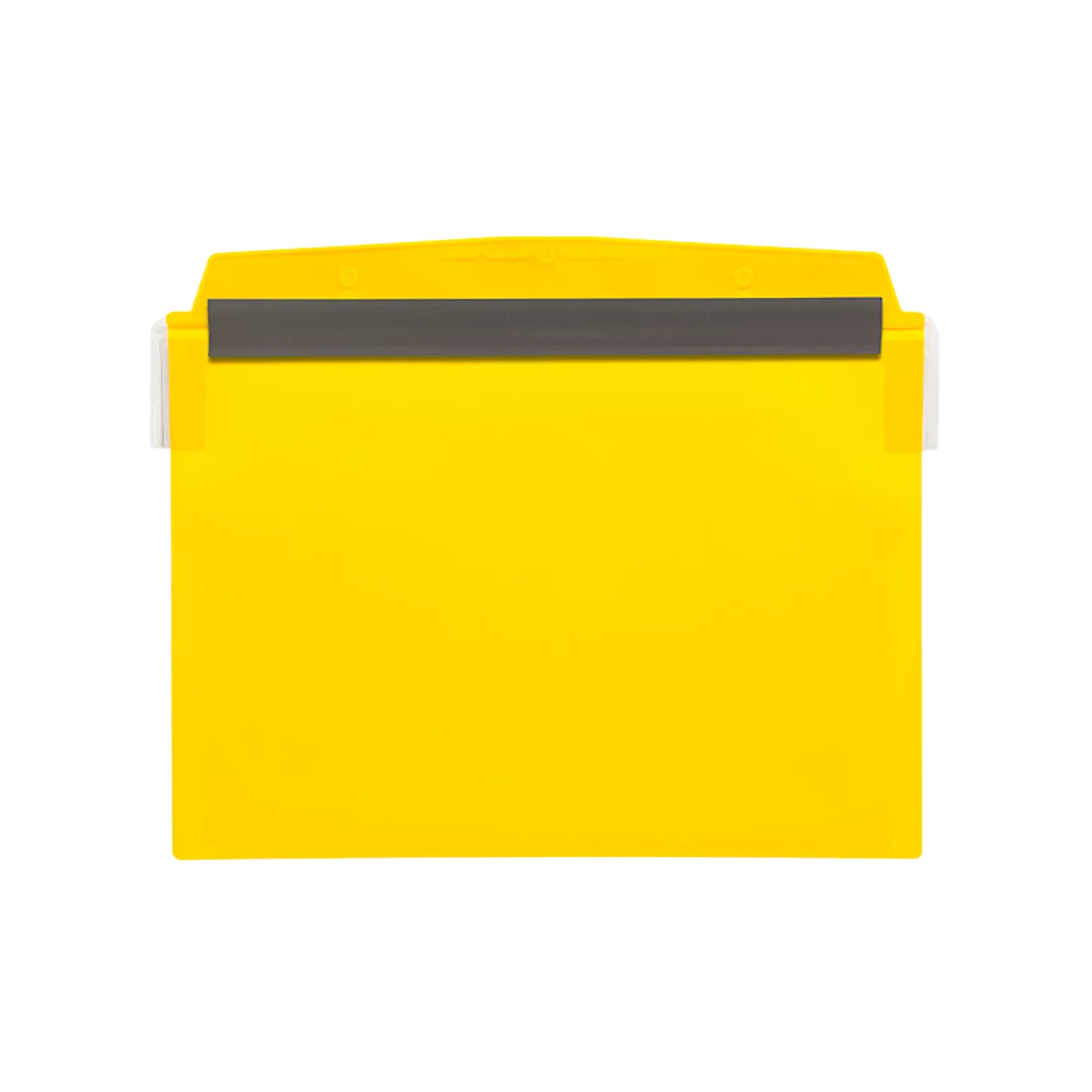 Pochettes magnétiques Orgatex, avec rabat, A5 paysage, jaune, 10 pièces