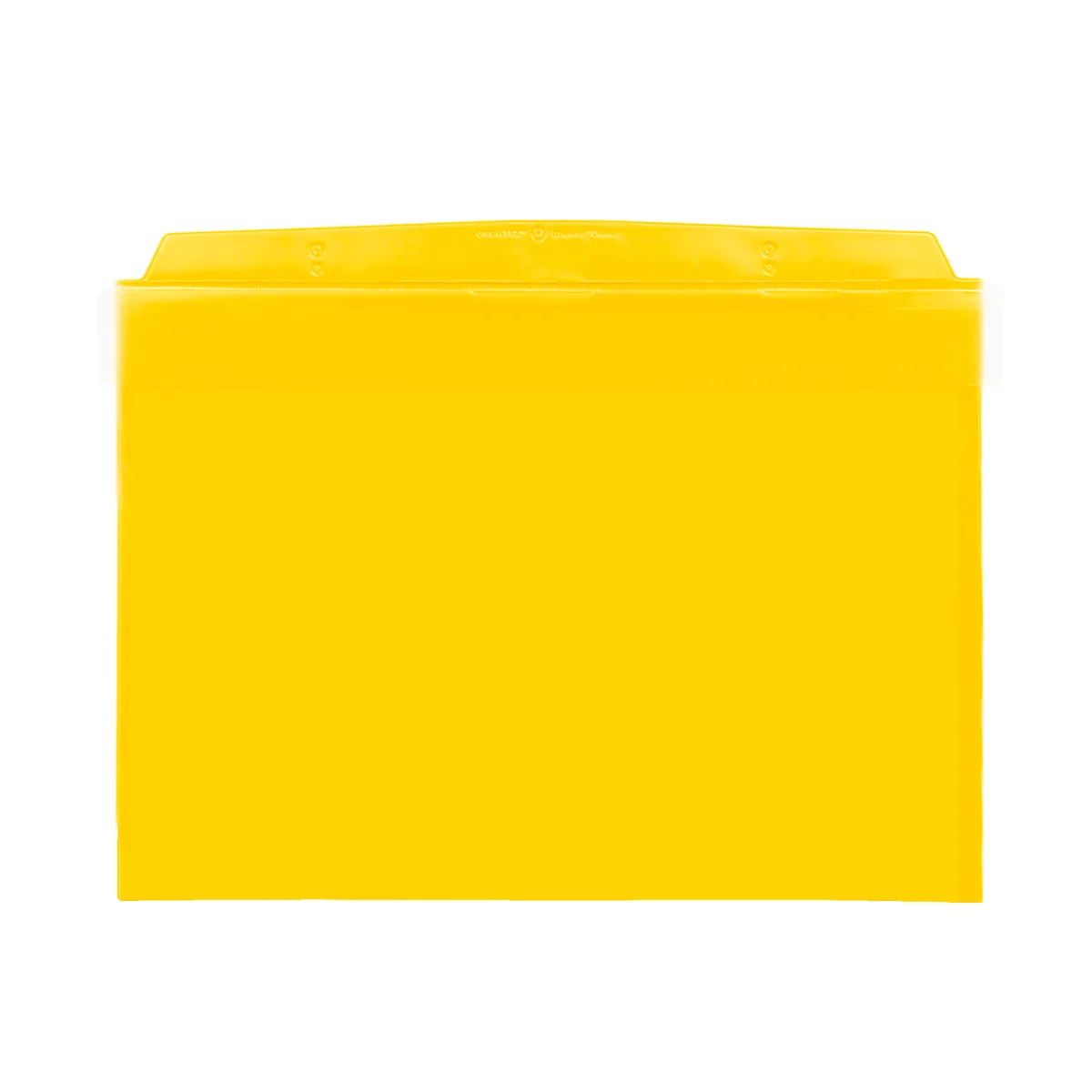 Pochettes magnétiques Orgatex, avec rabat, A5 paysage, jaune, 50 pièces