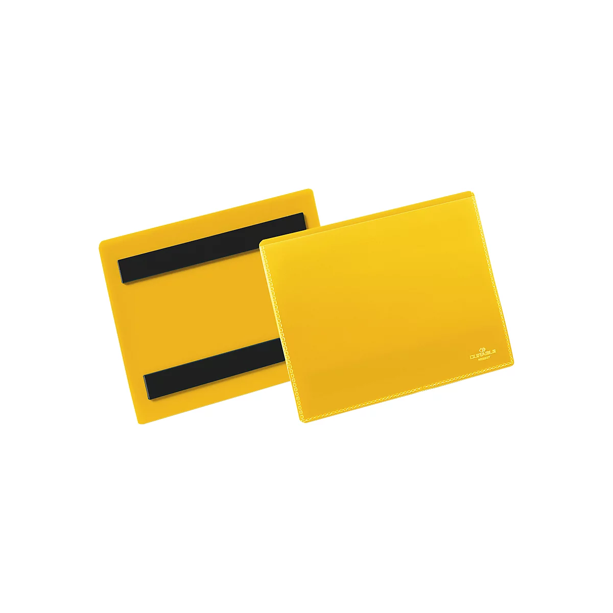 Pochettes magnétiques pour étiquettes et identification l. 148 x H 105 mm, 50 p., jaune